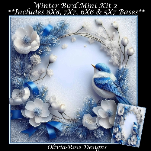 Winter Bird Mini Kit 2   