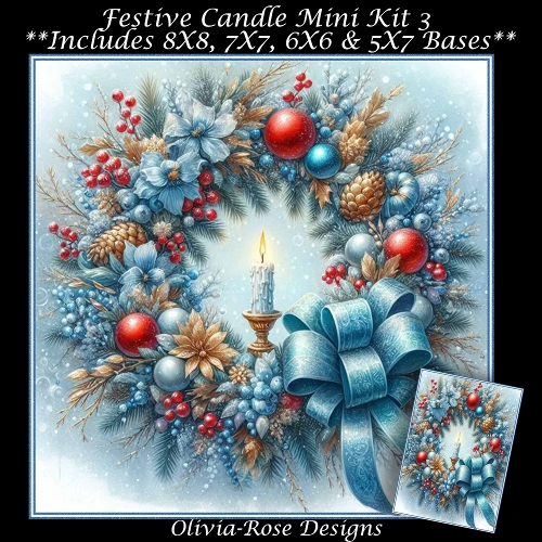 Festive Candle Mini Kit 3  