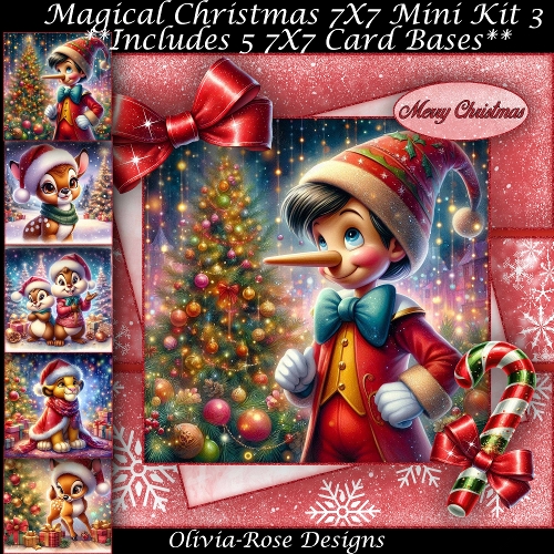 Magical Christmas Mini Kit 3 7X7