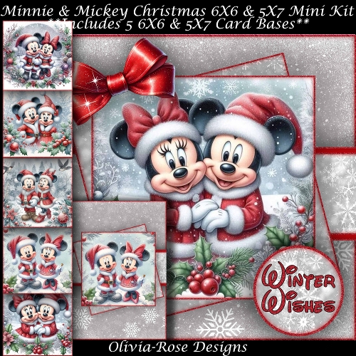 Minnie & Mickey Christmas Mini Kit