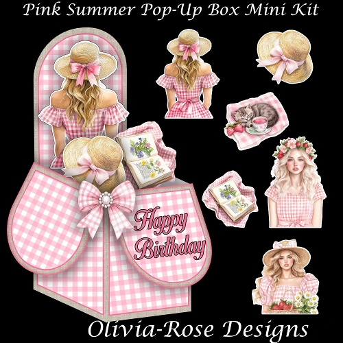 Pink Summer Pop-Up Box Mini Kit 
