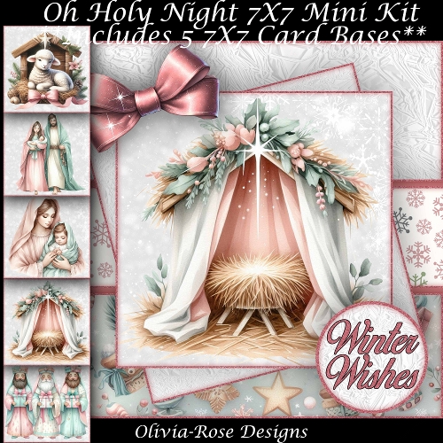 Oh Holy Night Mini Kit 7X7