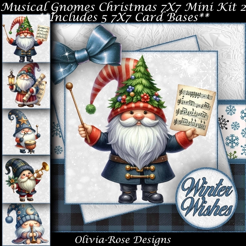 Musical Gnomes Mini KIt 2 7X7