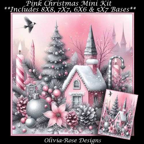 Pink Christmas Mini Kit