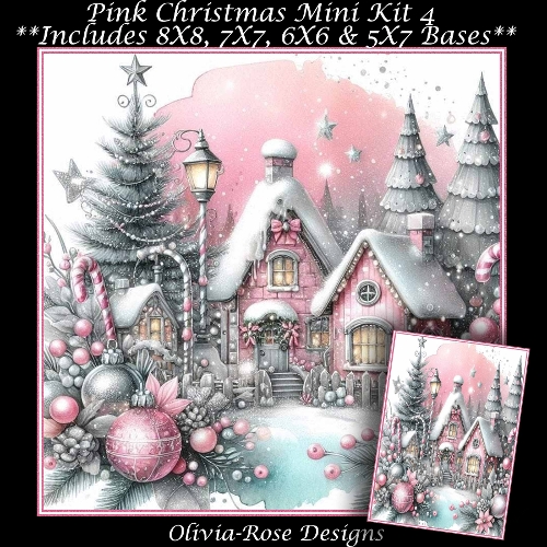 Pink Christmas Mini Kit 4