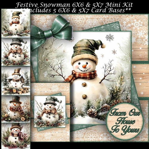 Festive Snowman Mini Kit