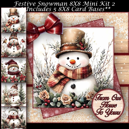 cup1400020_104105 - Festive Snowman Mini Kit 2 8X8