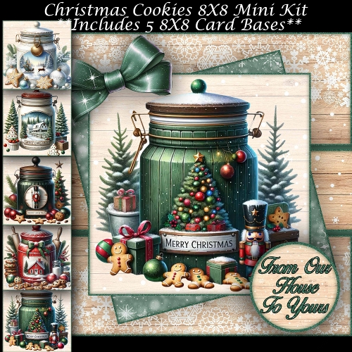 Christmas Cookies Mini Kit 8X8