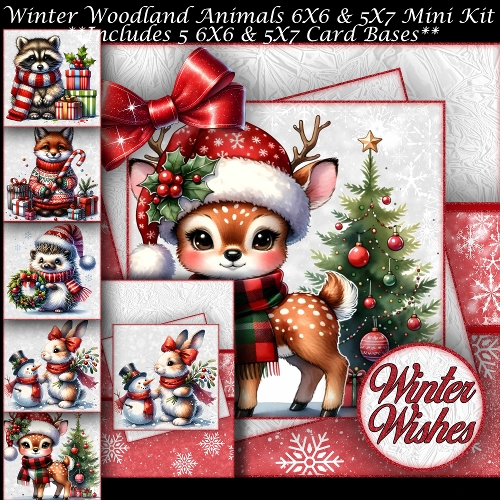 cup1400163_104105 - Winter Woodland Animals Mini Kit