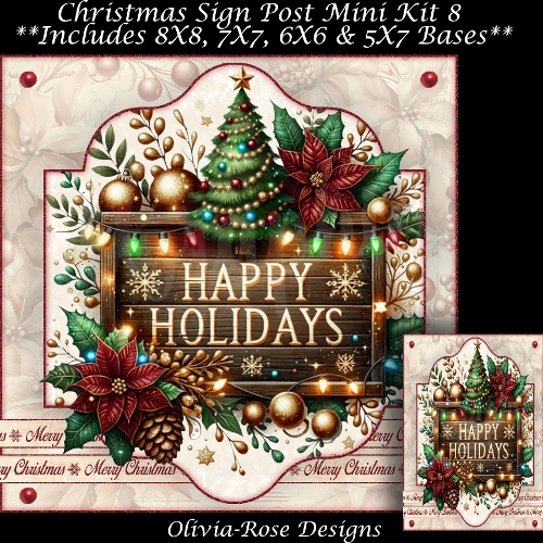 Christmas Sign Post Mini Kit 8