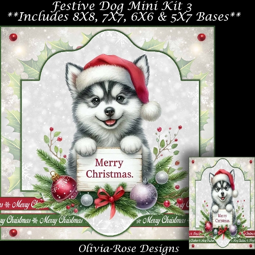 Festive Dog Mini Kit 3