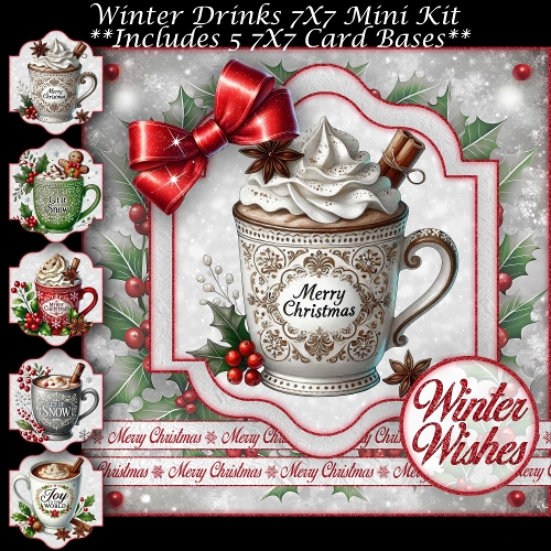 Winter Drinks Mini Kit 7X7