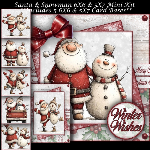 Santa & Snowman Mini Kit 