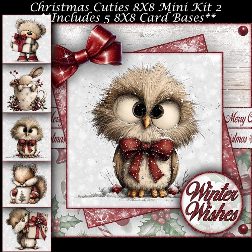 Christmas Cuties Mini Kit 2 8X8