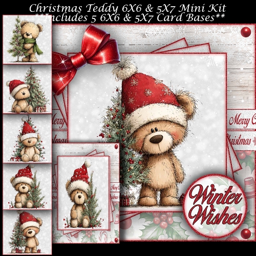 Christmas Teddy Mini Kit