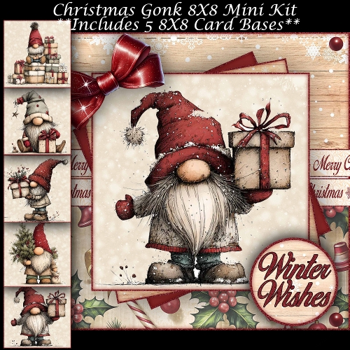 Christmas Gonk Mini Kit 8X8