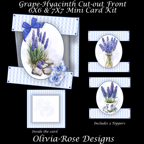 cup1417636_104105 - Grape-Hyacinth Cut-out Front Card Mini Kit