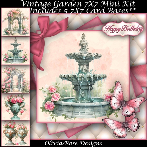 Vintage Garden Mini Kit 7X7