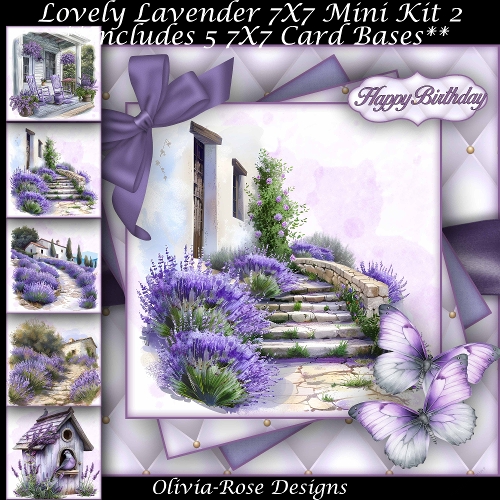 Lovely Lavender Mini Kit 2 7X7