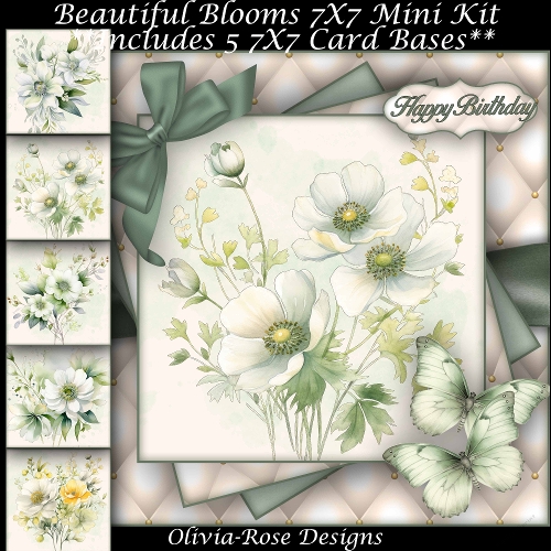 Beautiful Blooms Mini Kit 7X7
