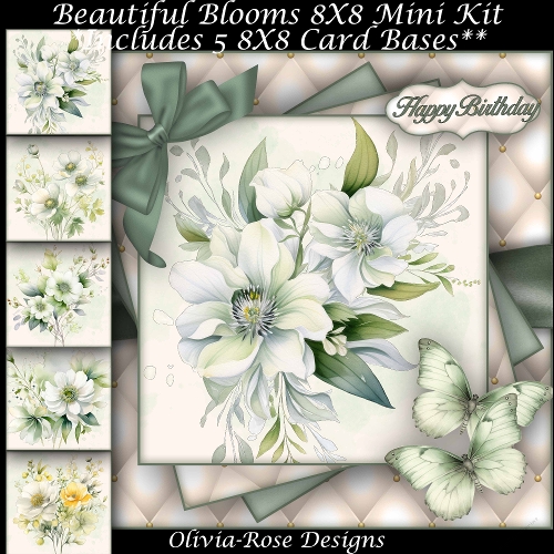 Beautiful Blooms Mini Kit 8X8