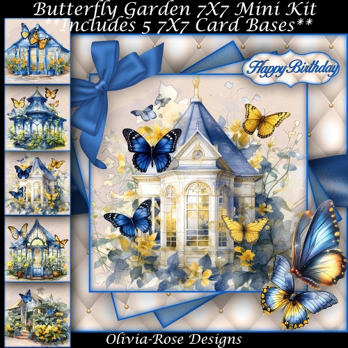 Butterfly Garden Mini Kit 7X7