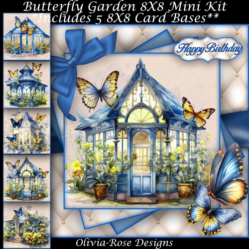 Butterfly Garden Mini Kit 8X8