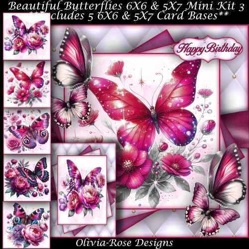 Beautiful Butterflies Mini Kit 3