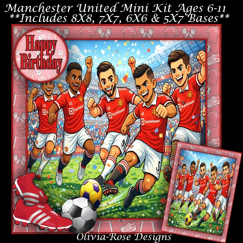 cup1427775_104105 - Manchester United Mini Kit  Ages 6-11 included