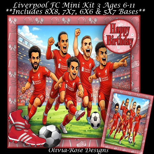 Liverpool FC Mini Kit 3 Ages 6-11 included