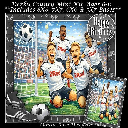 Derby County Mini Kit  Ages 6-11 included