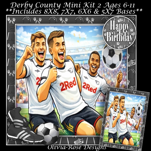Derby County Mini Kit 2  Ages 6-11 included