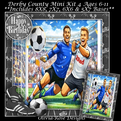 Derby County Mini Kit 4  Ages 6-11 included