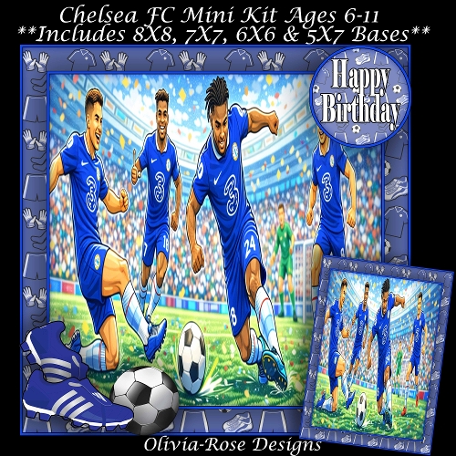 Chelsea FC Mini Kit  Ages 6-11 included