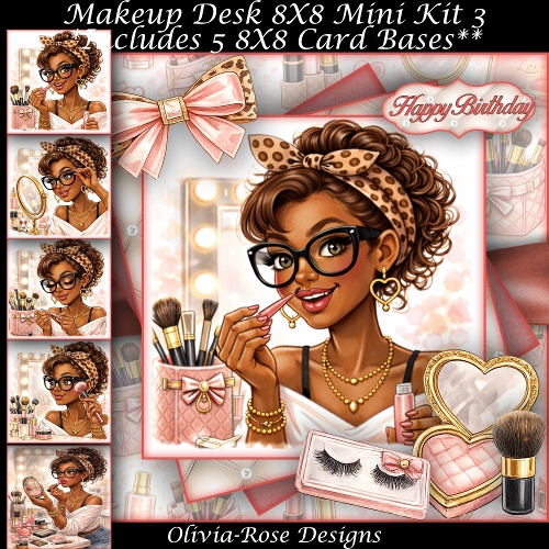 Makeup Desk Mini Kit 3 8X8