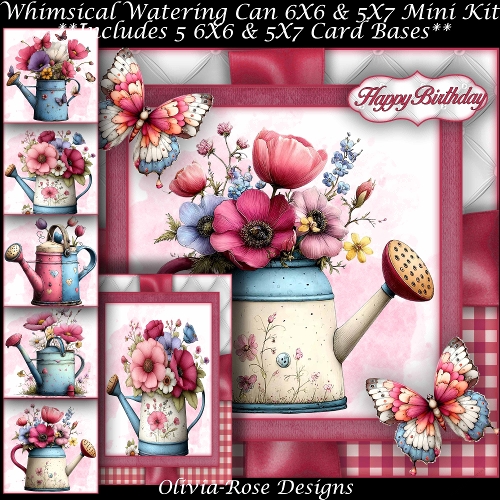 Whimsical Watering Can Mini Kit