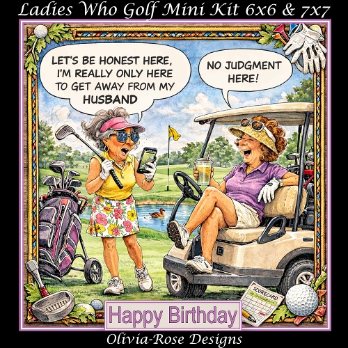 Ladies Who Golf Mini Kit  