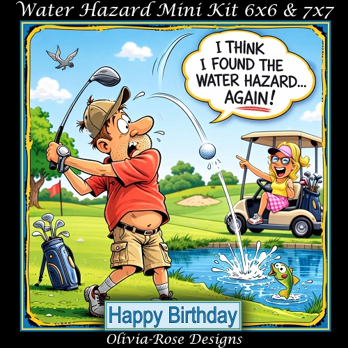 cup1433429_104105 - Water Hazard Mini Kit  **Includes 6x6 & 7x7 Card Bases** 