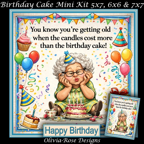 Birthday Cake Mini Kit