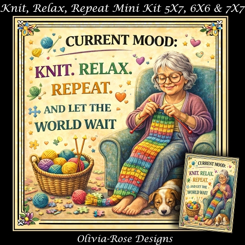 Knit, Relax, Repeat Mini Kit