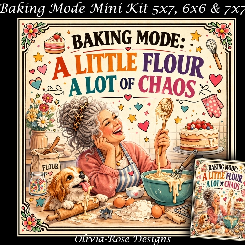 cup1438456_104105 - Baking Mode Mini Kit **Includes 5X7, 6x6 & 7x7 Card Bases** 