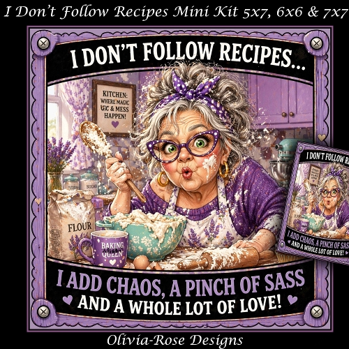 I Dont Follow Recipes Mini Kit