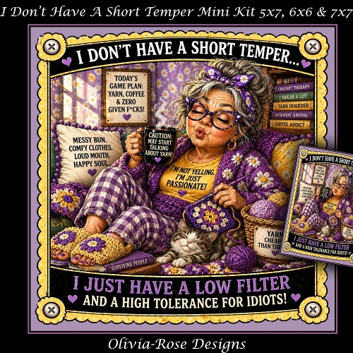 I Dont Have A Short Temper Mini Kit