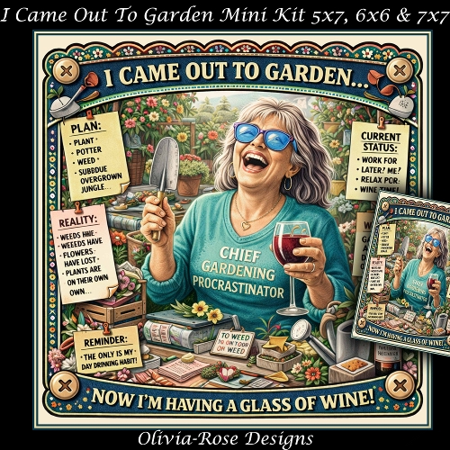 I Came Out To Garden Mini Kit