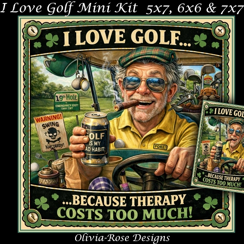 I Love Golf Mini Kit 