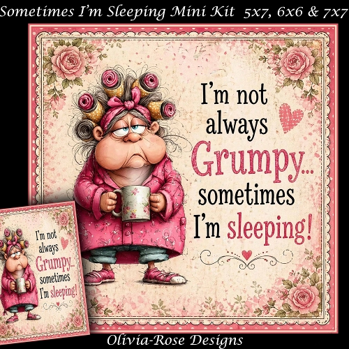 Sometimes Im Sleeping Mini Kit  