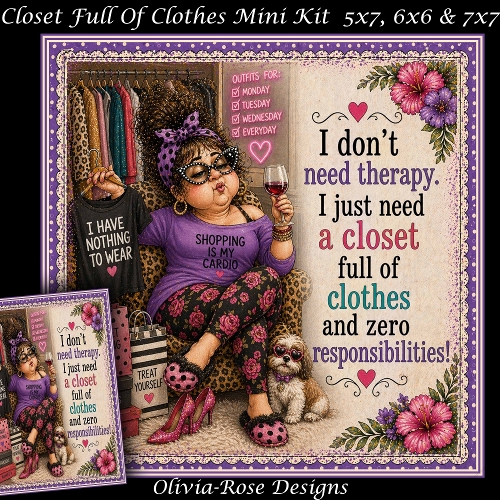 Closet Full Of Clothes Mini Kit  