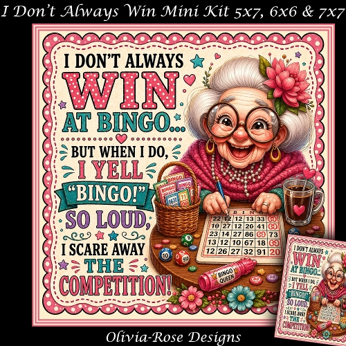 I Dont Always Win Mini Kit  