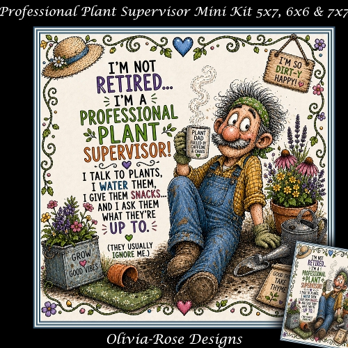 cup1441502_104105 - Professional Plant Supervisor Mini Kit  **Includes 5X7, 6x6 & 7x7 Card Bases** 