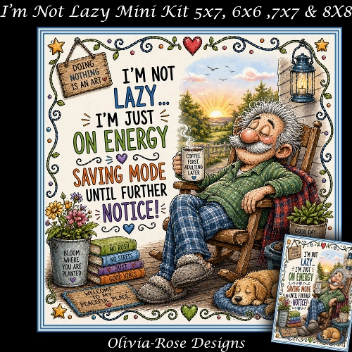 Im Not Lazy Mini Kit   